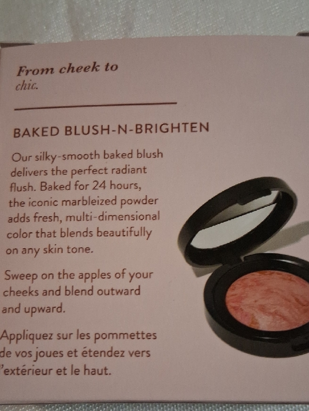 Laura Geller Marbleized Blush in Pink and Gold - Picture 3 of 3
